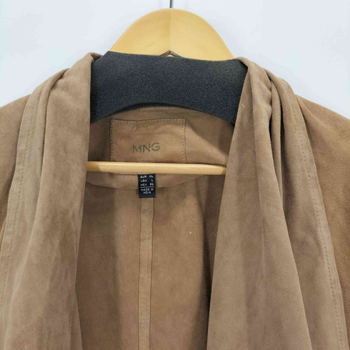 マンゴー MNG ゴートレザー スエードジャケット レディース JPN:XL