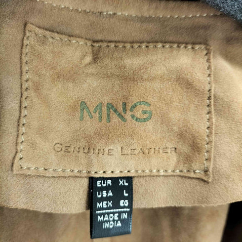 マンゴー MNG ゴートレザー スエードジャケット レディース JPN:XL