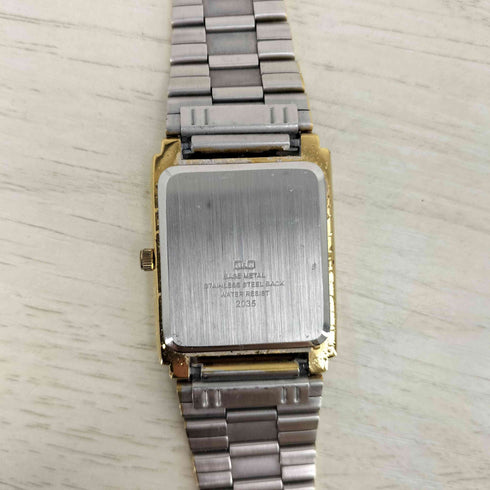 シチズン CITIZEN Q&Q QA80-001 メタルバンド アナログ腕時計 メンズ