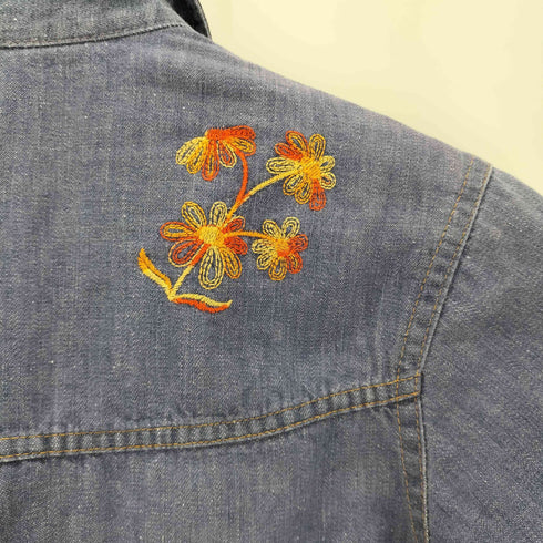 棒TALON 刺繍ジップアップブルゾン レディース