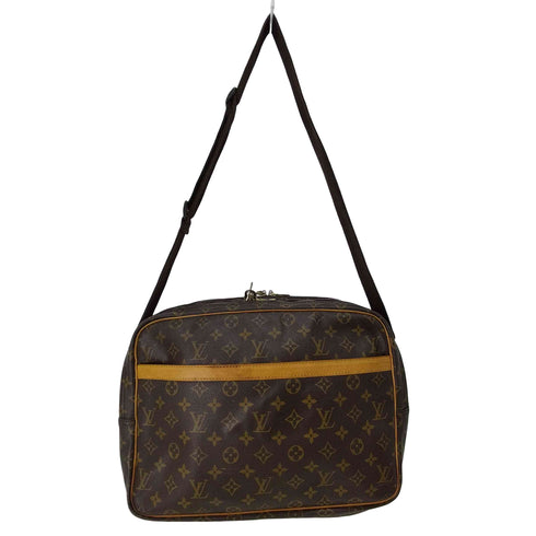ルイヴィトン LOUIS VUITTON モノグラム リポーターGM 南京錠 ショルダーバッグ メンズ