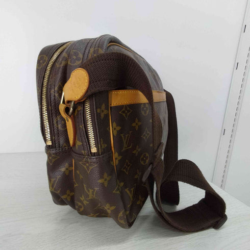 ルイヴィトン LOUIS VUITTON モノグラム リポーターGM 南京錠 ショルダーバッグ メンズ