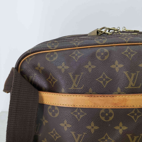 ルイヴィトン LOUIS VUITTON モノグラム リポーターGM 南京錠 ショルダーバッグ メンズ