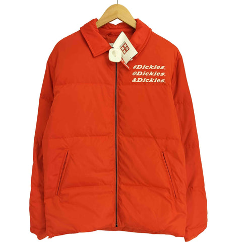 ディッキーズ Dickies ロゴプリント ジップアップ パフジャケット メンズ JPN:S