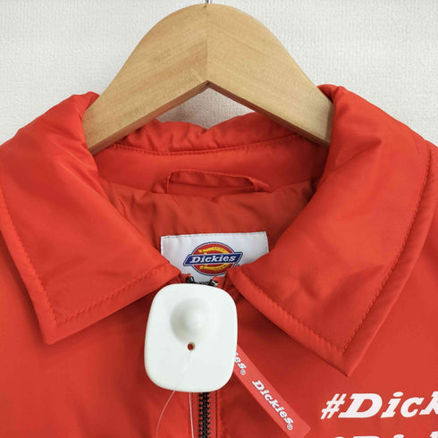 ディッキーズ Dickies ロゴプリント ジップアップ パフジャケット メンズ JPN:S