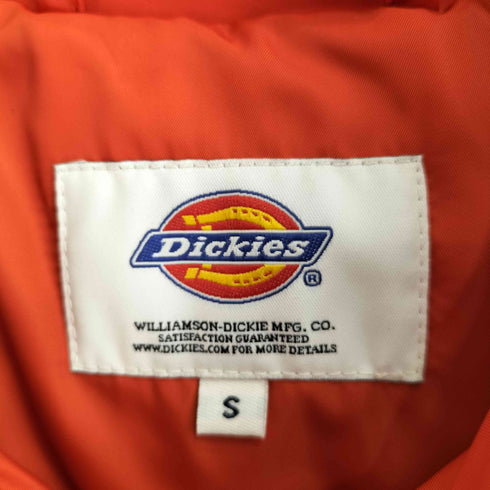 ディッキーズ Dickies ロゴプリント ジップアップ パフジャケット メンズ JPN:S