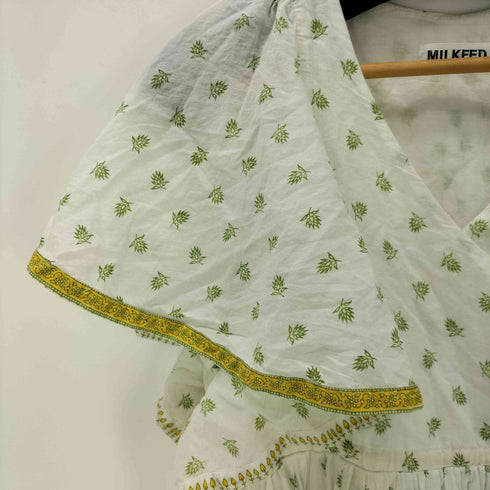 ミルクフェド MILKFED. COTTON PRINT DRESS レディース ONE SIZE