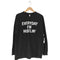 アルスタイルアパレルアクティブウェアー ALSTYLE APPAREL & ACTIVEWEAR EVERYDAY I'MHUSTLIN'フロントプリント ロングスリーブ カットソー メンズ import:XL