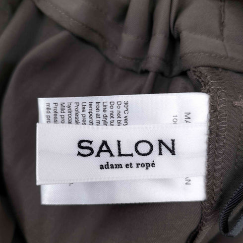 サロン SALON コットンライクスタイルアップワイドパンツ レディース JPN:S