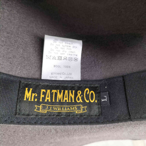 Mr.FATMAN&Co.リボン中折れハット メンズ