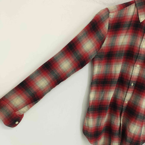 ポロラルフローレン POLO RALPH LAUREN classic fit ポニー刺繍 オンブレ コットンネルシャツ メンズ import:S