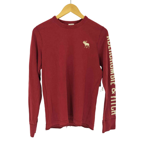 アバクロンビーアンドフィッチ Abercrombie & Fitch アームロゴクルーネック メンズ JPN:S