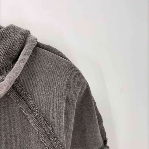 GUELL Insideout Hoodie Vintage Black インサイドアウト フーディー プルオーバー パーカー オーバーダイ メンズ