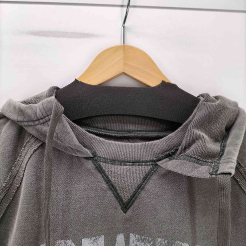 GUELL Insideout Hoodie Vintage Black インサイドアウト フーディー プルオーバー パーカー オーバーダイ メンズ