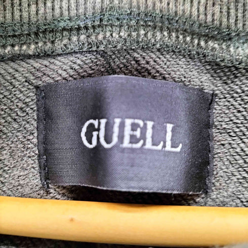 GUELL Insideout Hoodie Vintage Black インサイドアウト フーディー プルオーバー パーカー オーバーダイ メンズ