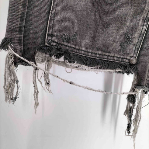 THUG CLUB サグクラブ 24SS DOUBLE KNEE DAMAGE SHORTS ダブルニー ダメージ デニム ショーツ ジョーツ メンズ JPN:2