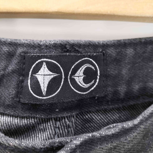 THUG CLUB サグクラブ 24SS DOUBLE KNEE DAMAGE SHORTS ダブルニー ダメージ デニム ショーツ ジョーツ メンズ JPN:2