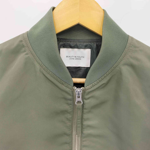 ビューティーアンドユースユナイテッドアローズ BEAUTY & YOUTH UNITED ARROWS ナイロン ツイル MA-1ジャケット レディース