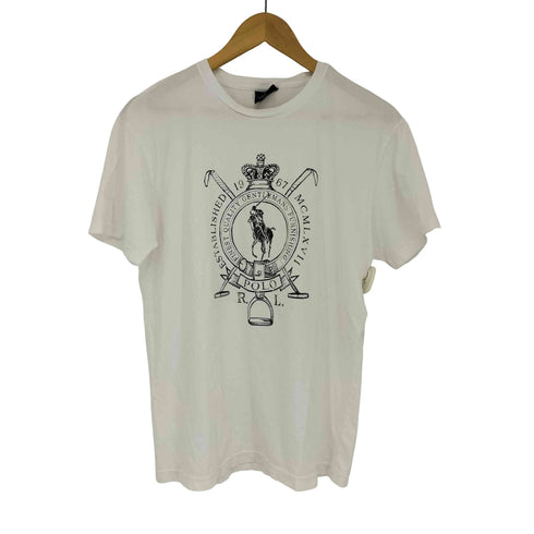 ポロバイラルフローレン Polo by RALPH LAUREN エンブレムプリントクルーネックTシャツ メンズ JPN:S