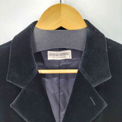 ジョルジオアルマーニ Giorgio Armani ベロア 3B シングル テーラードジャケット メンズ EUR:46