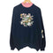 90-00S JERZEESボディ フロントプリント ドッキング スウェット メンズ import:XL