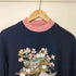 90-00S JERZEESボディ フロントプリント ドッキング スウェット メンズ import:XL