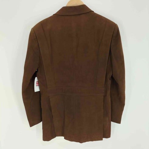 パルティーナ PARTINA カウレザー 裏地ロゴ刺繍 2B テーラード ジャケット メンズ import:L