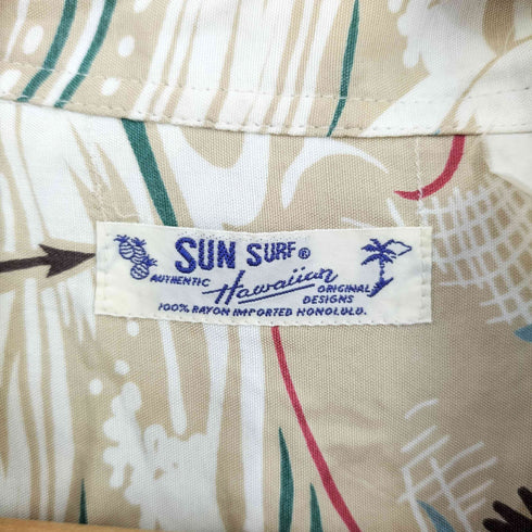 サンサーフ SUN SURF S/S 総柄レーヨンアロハシャツ メンズ