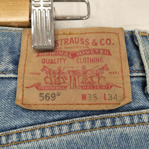リーバイス Levis メキシコ製 LOOSE STRAIGHT FIT 刻印957 569 デニムパンツ メンズ W36 L34