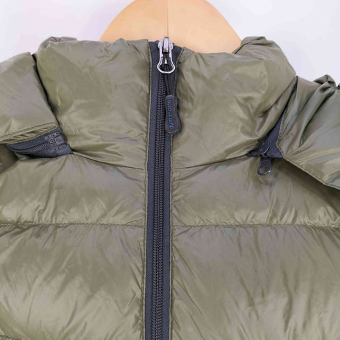 ジムマスター gym master フーデッド ダウンベスト レディース import:M