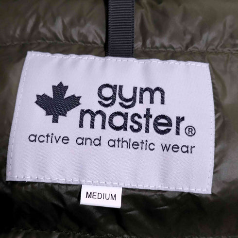 ジムマスター gym master フーデッド ダウンベスト レディース import:M
