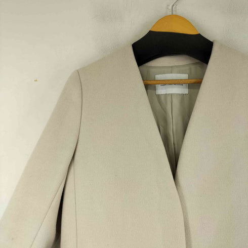 ユナイテッドアローズグリーンレーベルリラクシング UNITED ARROWS green label relaxing KF W/N ノーラペル コート レディース 38