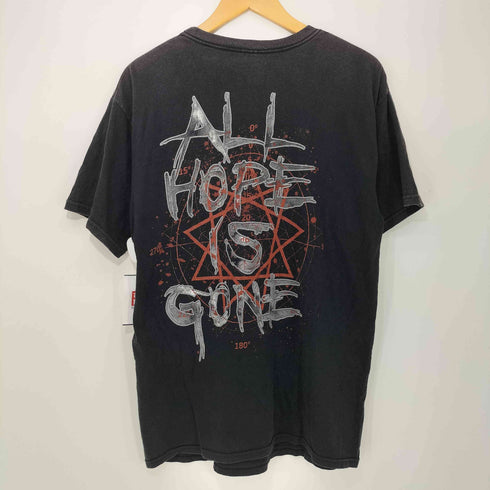 00S コピーライト2008 ALL HOPE IS GONE グルーヴメタル S/S Tシャツ メンズ