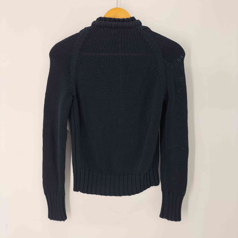 ザノーネ ZANONE ダブルジップ コットンニット ドライバーズニット レディース EUR:44