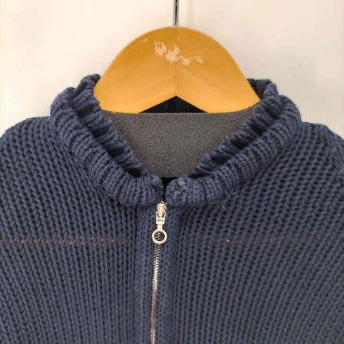 ザノーネ ZANONE ダブルジップ コットンニット ドライバーズニット レディース EUR:44