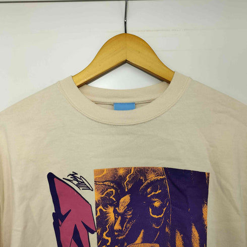 MEQRI Tee 悪魔 ベージュ アニメTee メンズ JPN:M