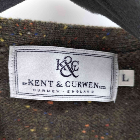 ケントアンドカーウェン KENT&CURWEN ネップ ニットベスト メンズ import:L