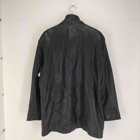 ウィルソン Wilsons Leather PELLE STUDIO リアルレザージップハーフコート レディース XL