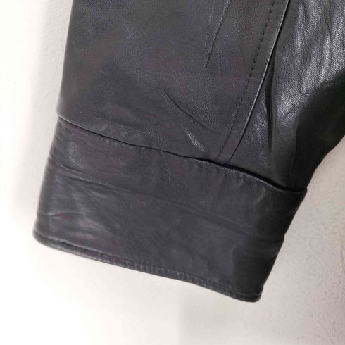 ウィルソン Wilsons Leather PELLE STUDIO リアルレザージップハーフコート レディース XL