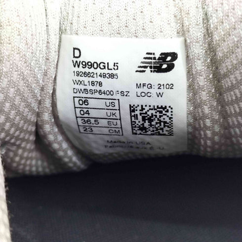 ニューバランス NEW BALANCE W990GL5 レディース JPN:23