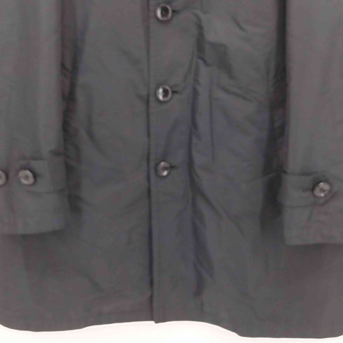 バーバリーロンドン BURBERRY LONDON 裏地ノバチェック シルク混 ナイロン ステンカラーコート メンズ import:L