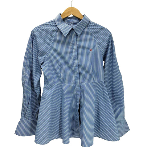ビス ViS 25SS ペプラム ストライプ シャツ レディース FREE