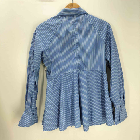 ビス ViS 25SS ペプラム ストライプ シャツ レディース FREE