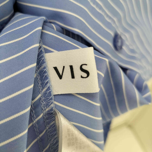 ビス ViS 25SS ペプラム ストライプ シャツ レディース FREE