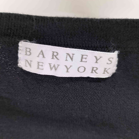 バーニーズニューヨーク BARNEYS NEWYORK コットンカシミヤ Vネック ロングセーター レディース FREE