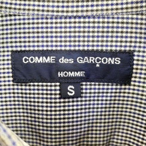 コムデギャルソンオム COMME des GARCONS HOMME 06AW L/S BD チェック柄シャツ メンズ JPN:S