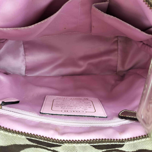 コーチ COACH シグネチャー ストライプ ショルダーバッグ トートバッグ ショルダートート キャンバス レディース