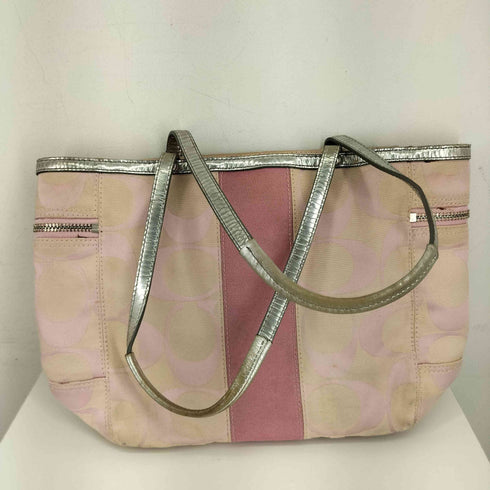 コーチ COACH トートバッグ シグネチャー キャンバス パテントレザー レディース