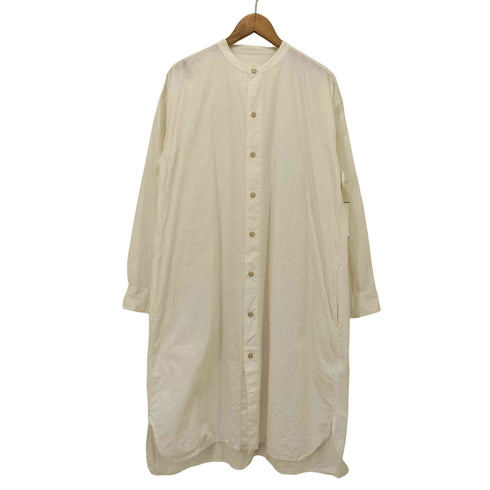 アーメン ARMEN ノーカラー コットンシャツワンピース レディース US:0-2