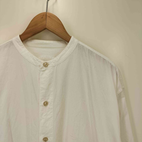 アーメン ARMEN ノーカラー コットンシャツワンピース レディース US:0-2